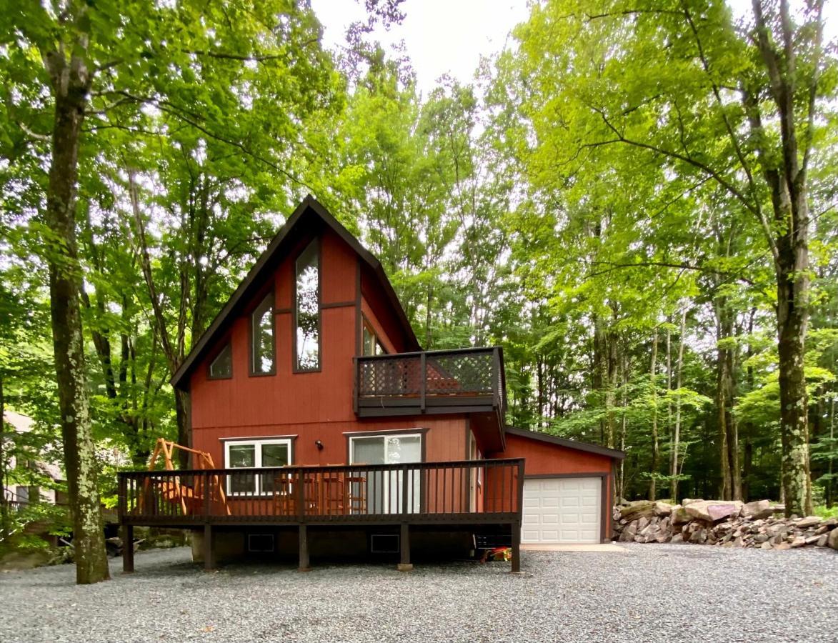 Lakeview Cabin In The Hideout Lake Ariel Экстерьер фото